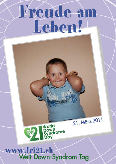 Plakataktion 2011 'Freude am Leben!'
