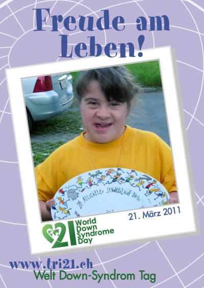 Plakataktion 2011 'Freude am Leben!'