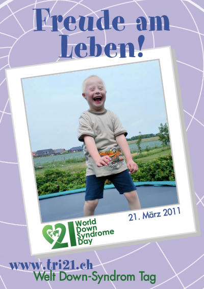 Plakataktion 2011 'Freude am Leben!'