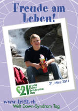 Poster zum Welt Down-Syndrom Tag 2011