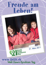 Poster zum Welt Down-Syndrom Tag 2011