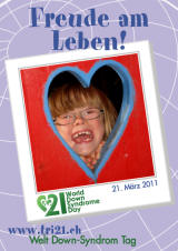 Poster zum Welt Down-Syndrom Tag 2011