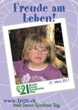 Poster zum Welt Down-Syndrom Tag 2011