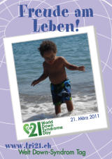 Poster zum Welt Down-Syndrom Tag 2011