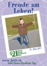 Poster zum Welt Down-Syndrom Tag 2011