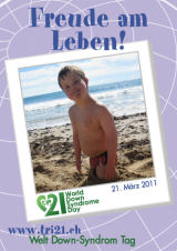 Poster zum Welt Down-Syndrom Tag 2011