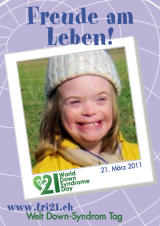 Poster zum Welt Down-Syndrom Tag 2011