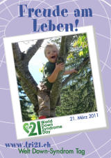 Poster zum Welt Down-Syndrom Tag 2011