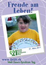 Poster zum Welt Down-Syndrom Tag 2011