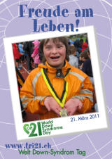 Poster zum Welt Down-Syndrom Tag 2011