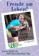 Poster zum Welt Down-Syndrom Tag 2011