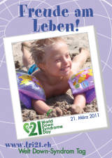 Poster zum Welt Down-Syndrom Tag 2011