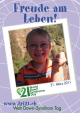 Poster zum Welt Down-Syndrom Tag 2011