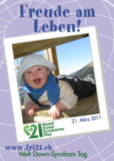 Poster zum Welt Down-Syndrom Tag 2011