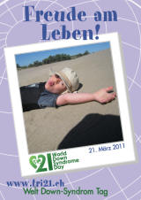 Poster zum Welt Down-Syndrom Tag 2011