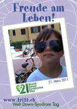 Poster zum Welt Down-Syndrom Tag 2011
