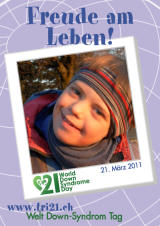 Poster zum Welt Down-Syndrom Tag 2011