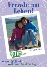 Poster zum Welt Down-Syndrom Tag 2011