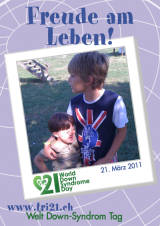 Poster zum Welt Down-Syndrom Tag 2011