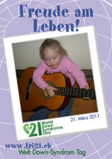 Poster zum Welt Down-Syndrom Tag 2011