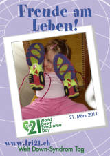 Poster zum Welt Down-Syndrom Tag 2011