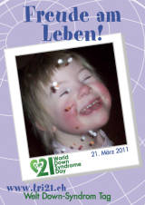 Poster zum Welt Down-Syndrom Tag 2011