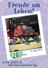Poster zum Welt Down-Syndrom Tag 2011