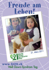 Poster zum Welt Down-Syndrom Tag 2011