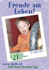 Poster zum Welt Down-Syndrom Tag 2011