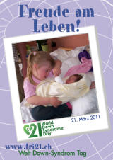 Poster zum Welt Down-Syndrom Tag 2011