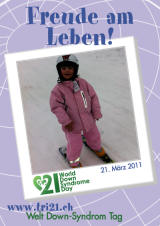 Poster zum Welt Down-Syndrom Tag 2011