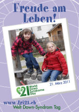 Poster zum Welt Down-Syndrom Tag 2011