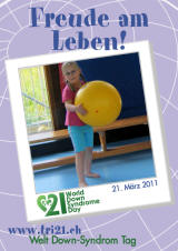 Poster zum Welt Down-Syndrom Tag 2011