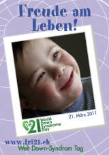 Poster zum Welt Down-Syndrom Tag 2011