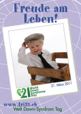 Poster zum Welt Down-Syndrom Tag 2011