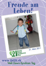 Poster zum Welt Down-Syndrom Tag 2011