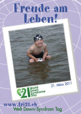Poster zum Welt Down-Syndrom Tag 2011