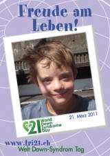 Poster zum Welt Down-Syndrom Tag 2011