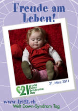 Poster zum Welt Down-Syndrom Tag 2011