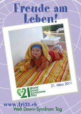 Poster zum Welt Down-Syndrom Tag 2011