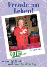 Poster zum Welt Down-Syndrom Tag 2011