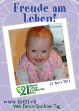 Poster zum Welt Down-Syndrom Tag 2011