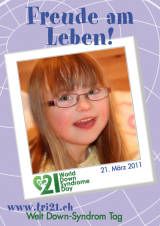 Poster zum Welt Down-Syndrom Tag 2011
