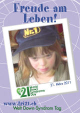 Poster zum Welt Down-Syndrom Tag 2011