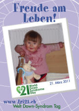 Poster zum Welt Down-Syndrom Tag 2011