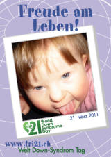 Poster zum Welt Down-Syndrom Tag 2011