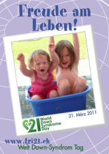 Poster zum Welt Down-Syndrom Tag 2011