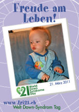 Poster zum Welt Down-Syndrom Tag 2011