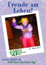 Poster zum Welt Down-Syndrom Tag 2011