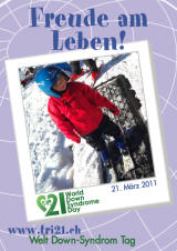 Poster zum Welt Down-Syndrom Tag 2011